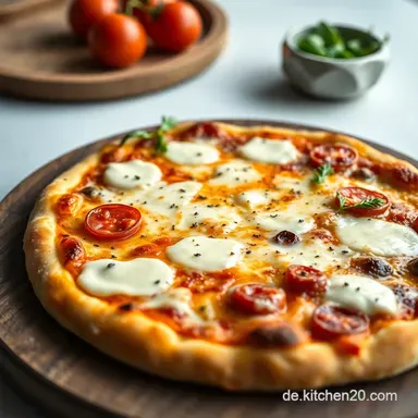 K&auml;se Pizza wie vom Italiener: Mein Geheimrezept! Rezeptkarte