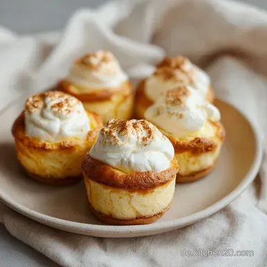 K&auml;sekuchen Happen: Party-Ready Rezeptkarte