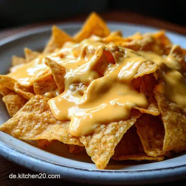 K&auml;sesauce f&uuml;r Nachos: Cremig in 20 Min. Rezeptkarte