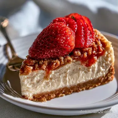 Keto Erdbeer Cheesecake im Glas: Cremig Rezeptkarte