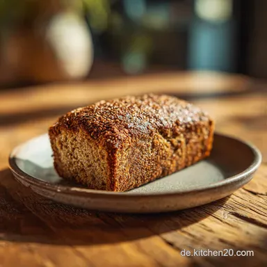 Keto Leinsamenbrot Rezept mit Mandelmehl Rezeptkarte