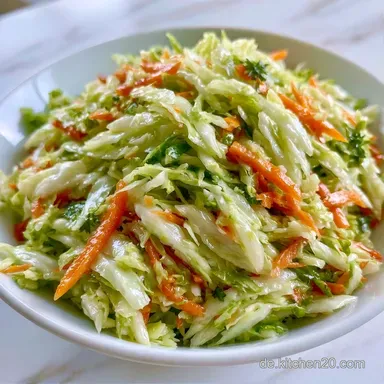 Klassischer Krautsalat f&uuml;r 4 Personen Rezeptkarte