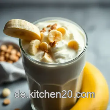 Klassischer Milch Bananen Shake: Ein cremiges Erlebnis f&uuml;r jeden Tag Rezeptkarte