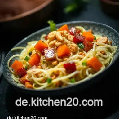 Knackiger Chinakohlsalat mit w&uuml;rzigem Dressing &ndash; Einfach und lecker! Rezeptkarte