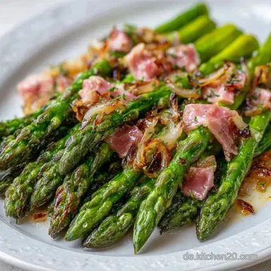 Pfannenspargel Mit Schinken In 20 Min Rezeptkarte