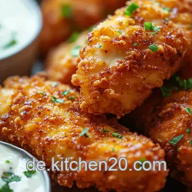 Knusprige Chicken Tenders und Honig-Senf Dip: So einfach! Rezeptkarte