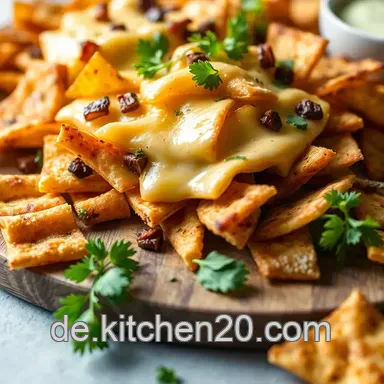 &Uuml;berbackene K&auml;se-Nachos: Der Party-Hit! 🧀 Einfach & Schnell Rezeptkarte