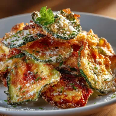 Crispy ParmesanGemüseChips Der ZucchiniTrick für den perfekten Crunch Rezeptkarte