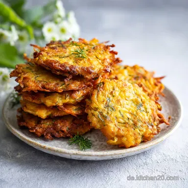 Pastinakenk&uuml;chlein Rezept: Knusprig in 30 Minuten f&uuml;r 4 Portionen Rezeptkarte