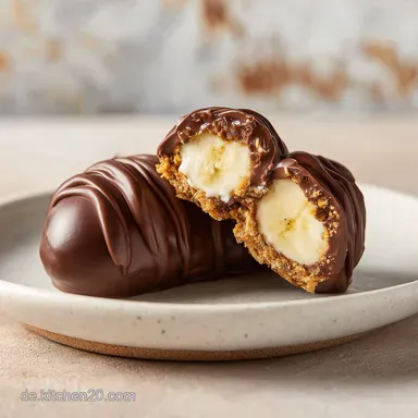 Banane mit Schokolade: Knackige H&uuml;lle in 75 Min. Rezeptkarte
