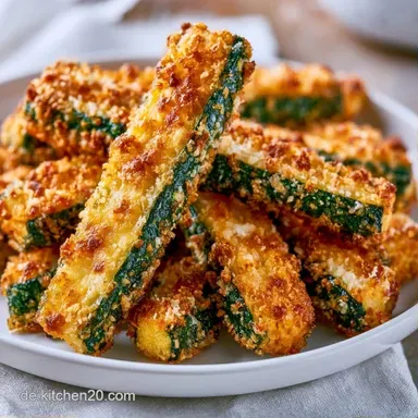 Zucchini Pommes: Knusprig in 35 Min Rezeptkarte