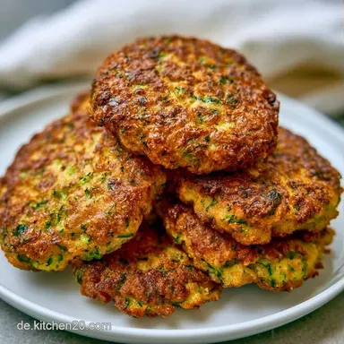Zucchini-Puffer mit Parmesan: Knusprig Rezeptkarte