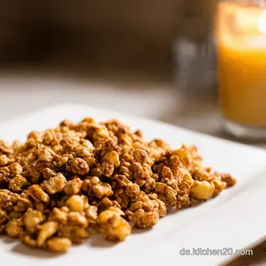 Knuspriges BananenchipsGranola Rezept ohne Zucker Rezeptkarte