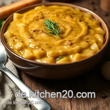 K&ouml;stliche Braune So&szlig;e: Der perfekte Begleiter f&uuml;r jedes Herzhaftes Gericht Rezeptkarte