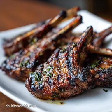 Lammkotelett Auf Dem Grill: Zart & Kross Rezeptkarte