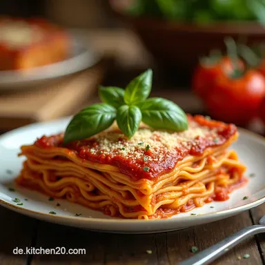 Lasagne wie vom Italiener Mein Familienrezept Rezeptkarte