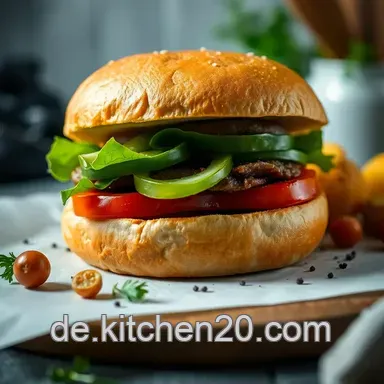 Leckere Fleischk&uuml;chle: Burger aus dem Schwabenland f&uuml;r jeden Anlass Rezeptkarte