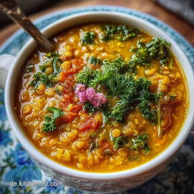 Linsen Dal Rezept: Gesund Vegan in 30 Minuten Rezeptkarte