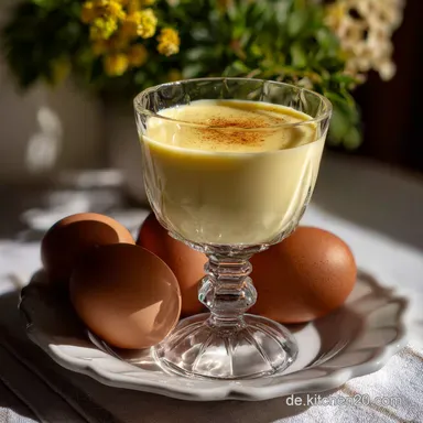 Low Carb Eierlikr Beschwippst mit wenig: Samtig & Zuckerfrei Rezeptkarte