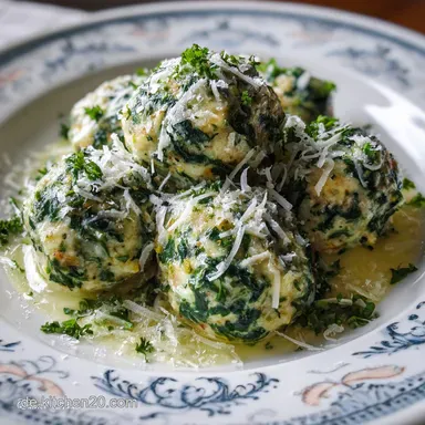 Super Leckere Low Carb K&auml;se Spinat Nocken Ohne Mehl