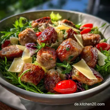 Leckerer Low Carb Wurstsalat mit K&auml;se: In 15 Min zum Keto-Gl&uuml;ck Rezeptkarte