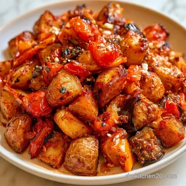 Mediterrane Kartoffelpfanne mit Feta Rezeptkarte