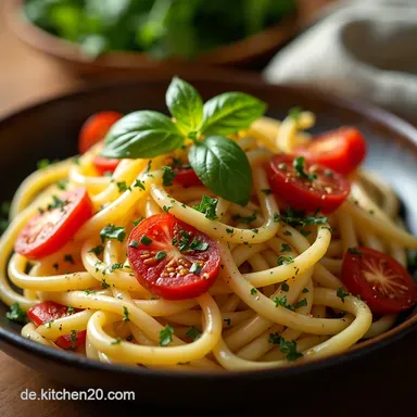 Salate zum Grillen schnelle Mein mediterraner Nudelsalat Rezeptkarte