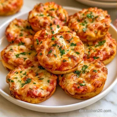 Mini Pizzen in 30 Minuten Rezeptkarte