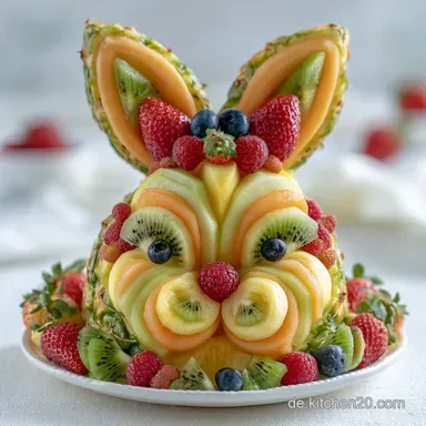 Obstplatte Zu Ostern in 30 Minuten Rezeptkarte
