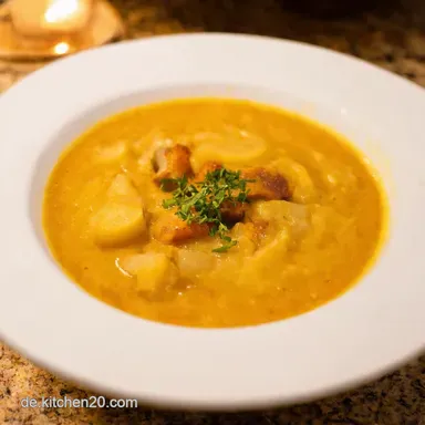 Omas Kartoffelsuppe mit W&uuml;rstchen Rezept Herzhaft Schnell Rezeptkarte