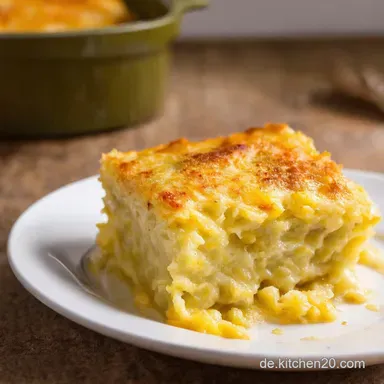 Omas Geheimnis Cremiges Kartoffelgratin Rezept zum Dahinschmelzen Rezeptkarte