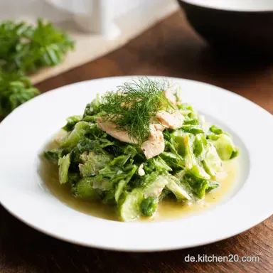 Omas Gurkensalat mit Sahne Dill Blitzrezept Rezeptkarte