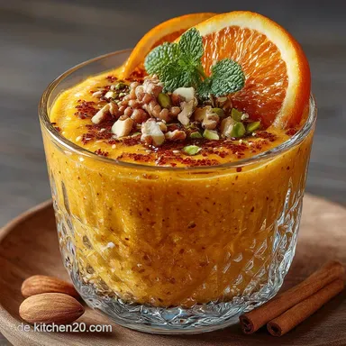 Orange GuteLauneSmoothie VitaminCTurbo für gute Laune Rezeptkarte