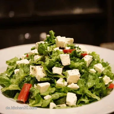Griechischer Bauernsalat mit Feta Wie in der Taverne Rezeptkarte