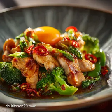 Goldener Eierreis wie beim Chinesen Knusprig in nur 15 Minuten Rezeptkarte