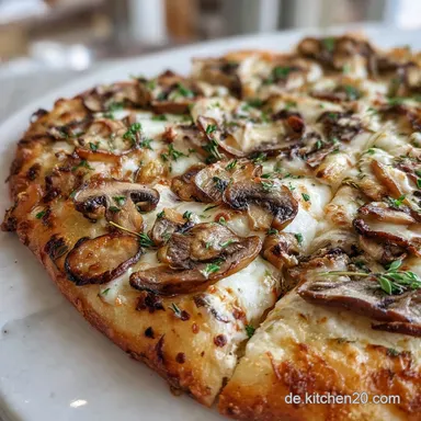 Pizza Funghi: Crispy Baked in 1 Hour 57 Minutes Rezeptkarte