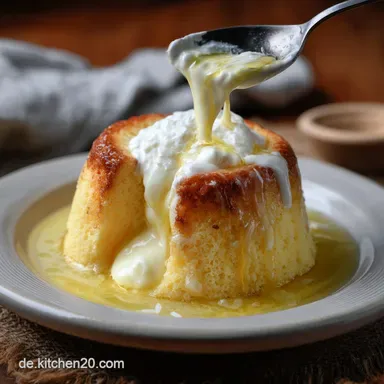 Pudding Schneekuchen Quark: Cremiger Quarkkuchen mit Baiserhaube Rezeptkarte