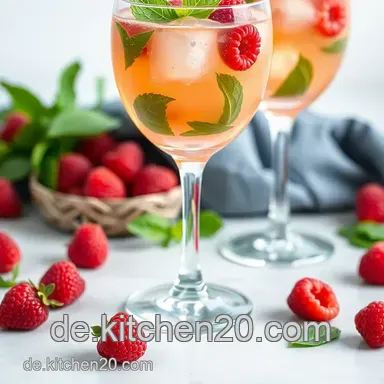 Fruchtig-frisch! Raspberry-Basil Coctails f&uuml;r den Sommer Rezeptkarte