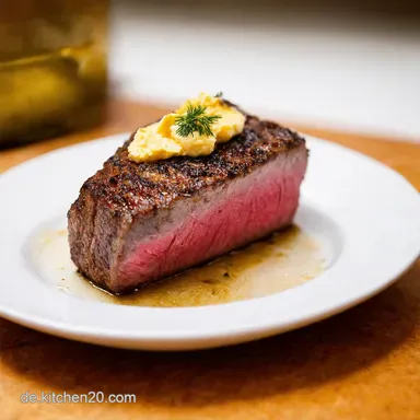 Rinderfilet richtig zubereiten Mein Meisterrezept mit Kr&auml;uterbutter Rezeptkarte