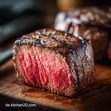 Rinderfilet Steak f&uuml;r 2 Personen Rezeptkarte