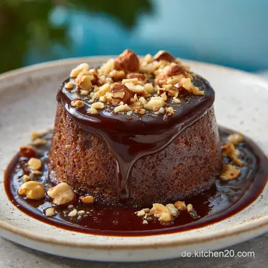 Rocher-Torte mit Haselnuss-Biskuit f&uuml;r 12 Portionen Rezeptkarte