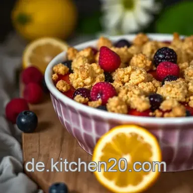 Saftiger Beeren-Crumble: Mein liebstes Sommerrezept! Rezeptkarte