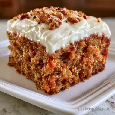 Saftiger Karottenkuchen f&uuml;r 14 St&uuml;cke Rezeptkarte