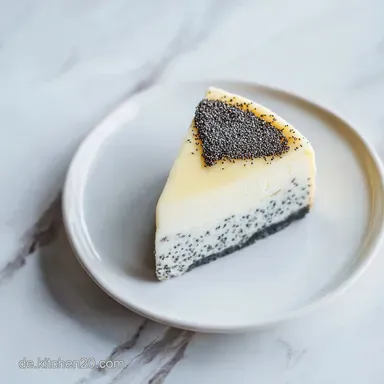 Mohn-K&auml;sekuchen Rezept: Cremig, f&uuml;r 12 Portionen Rezeptkarte