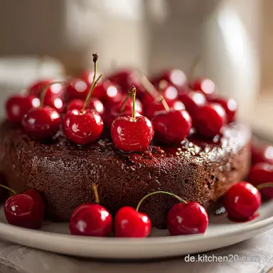 Schoko-Kirsch-Kuchen: Samtig Feucht Rezeptkarte