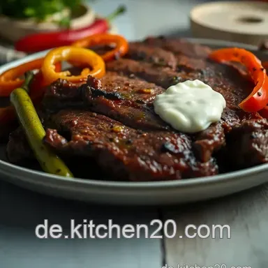 Saftiges Schaschlik Fleisch &ndash; Die perfekte Grill&uuml;berraschung! Rezeptkarte