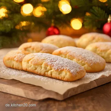 Omas Geheimnis Schneeflocken Pl&auml;tzchen Weihnachtskekse Rezept Rezeptkarte