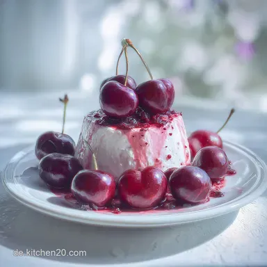 Schnelles Low Carb Kirsch-Dessert mit Quark: Cremig & Fruchtig Rezeptkarte