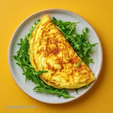 Rucola Omelett in 15 Minuten Rezeptkarte