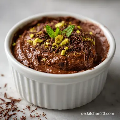 SchokoAvocadoCreme: Seidiges Low Carb Dessert ohne Zucker Rezeptkarte